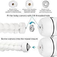 Vista 6 de Soporte trípode para monitor de bebé para HelloBaby HB65/HB40/HB6550/HB6560/HB66/HB6339/HB6550 Pro, ANMEATE SM935E, soporte flexible para cámara