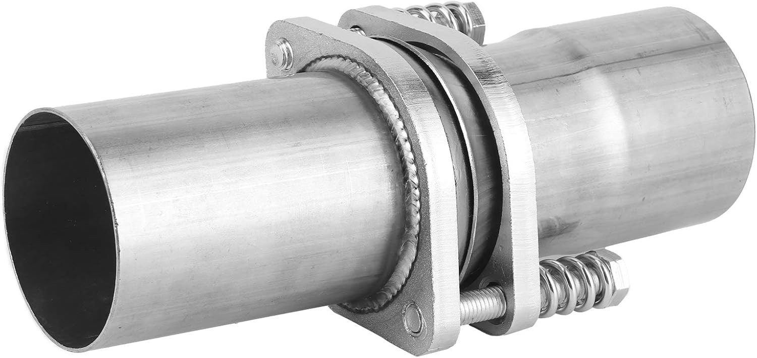 排気フランジ修理パイプキット、ユニバーサル2.75インチクイックフィックス排気ジョイント、内径2.75インチ～外径2.75インチのス