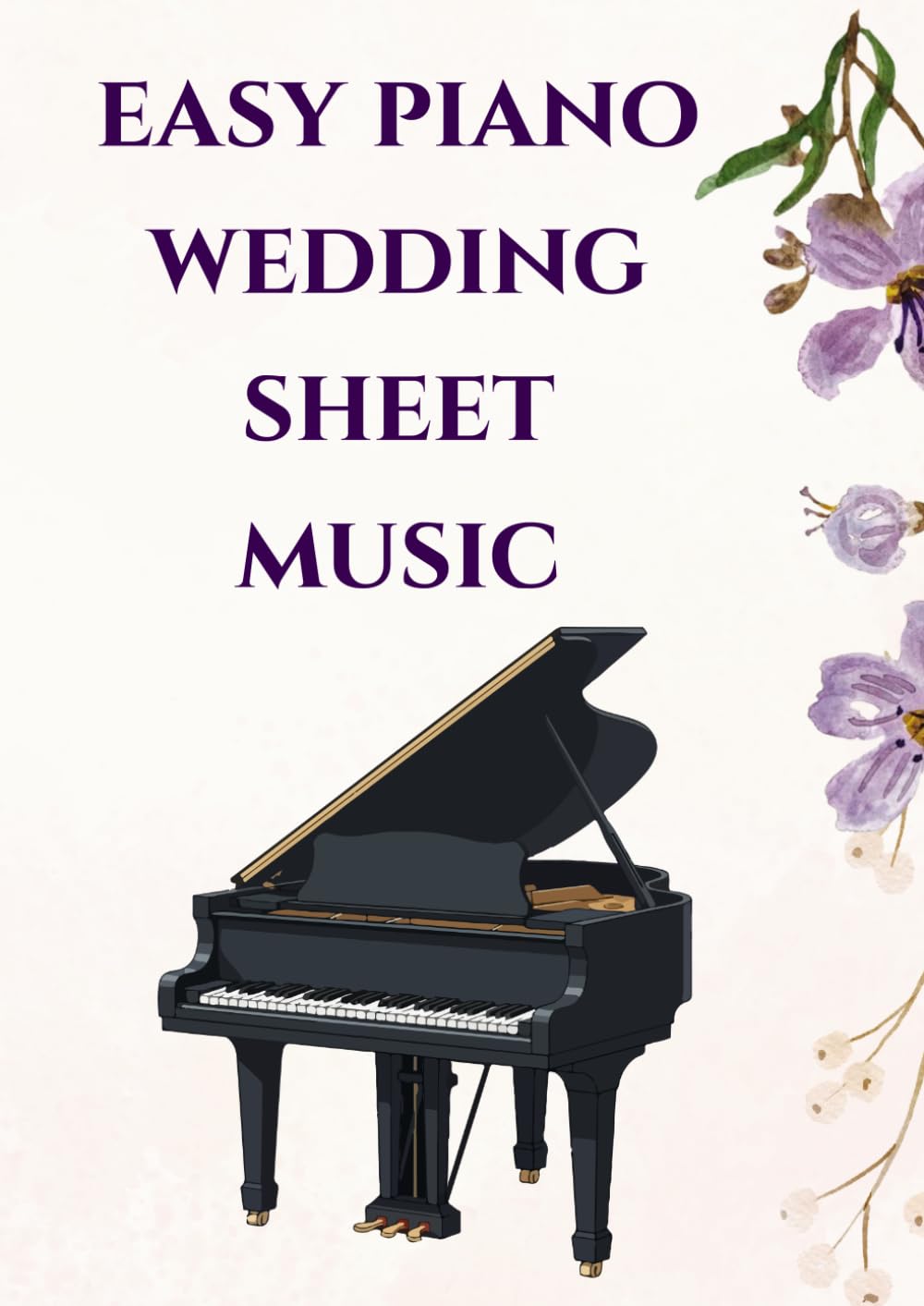 easy piano wedding sheet music: Selection of famous wedding piano solos arranged for beginners