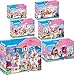 Produktbild PLAYMOBIL® Princess 6er Set 70447 70451 70452 70453 70454 70455 Prinzessinnenschloss + Konditorei + Musikzimmer + Schlafsaal + Ankleidezimmer + Speisesaal