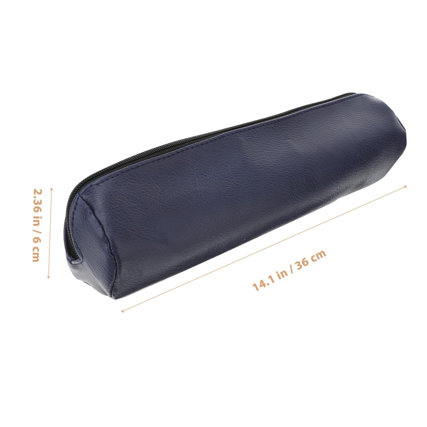 PartyKindom Bracelet Display Stand Jewelry Bag Storage Pouch for Bangle Watch Organizer Travel Jewelry Holder Pu Leather Organizer (dark Cover Sponge Roll)