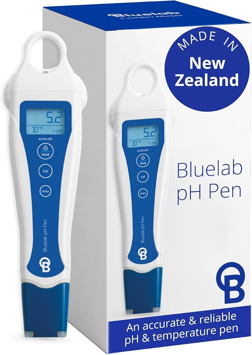 Bluelab pH Pen - ± 0.1 pH Accurate - Durable Double Junction Probe
