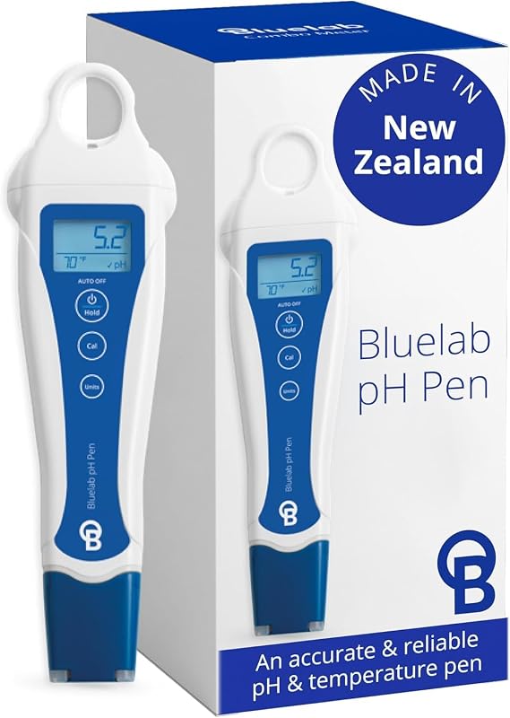 Bluelab pH Pen - ± 0.1 pH Accurate - Durable Double Junction Probe