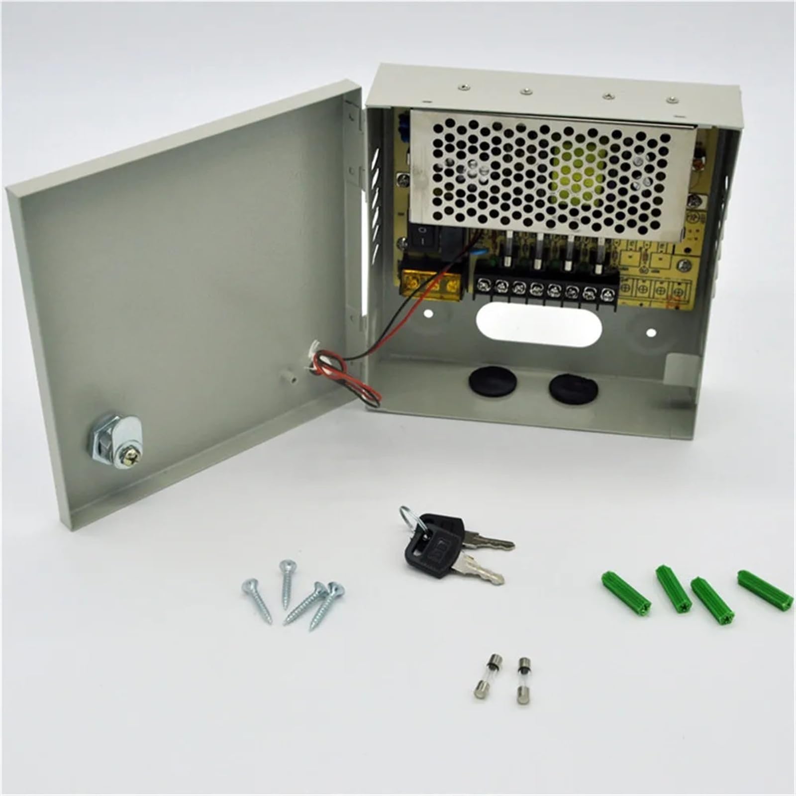 AC 100~240V for DC 12V 3A 36W Salida 4 Canales CCTV Caja de Fuente de alimentación for cámaras