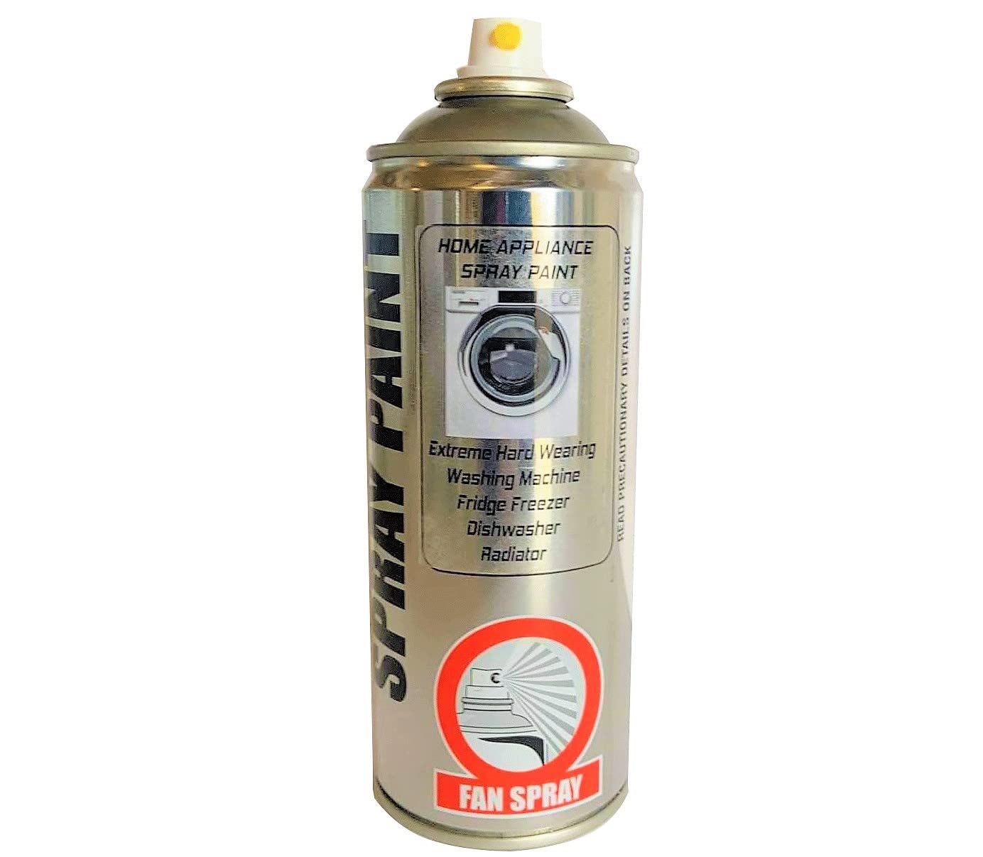 Fridge Paint White Spray 400ml RAL 9016 Traffic White For Appliances & Radiators