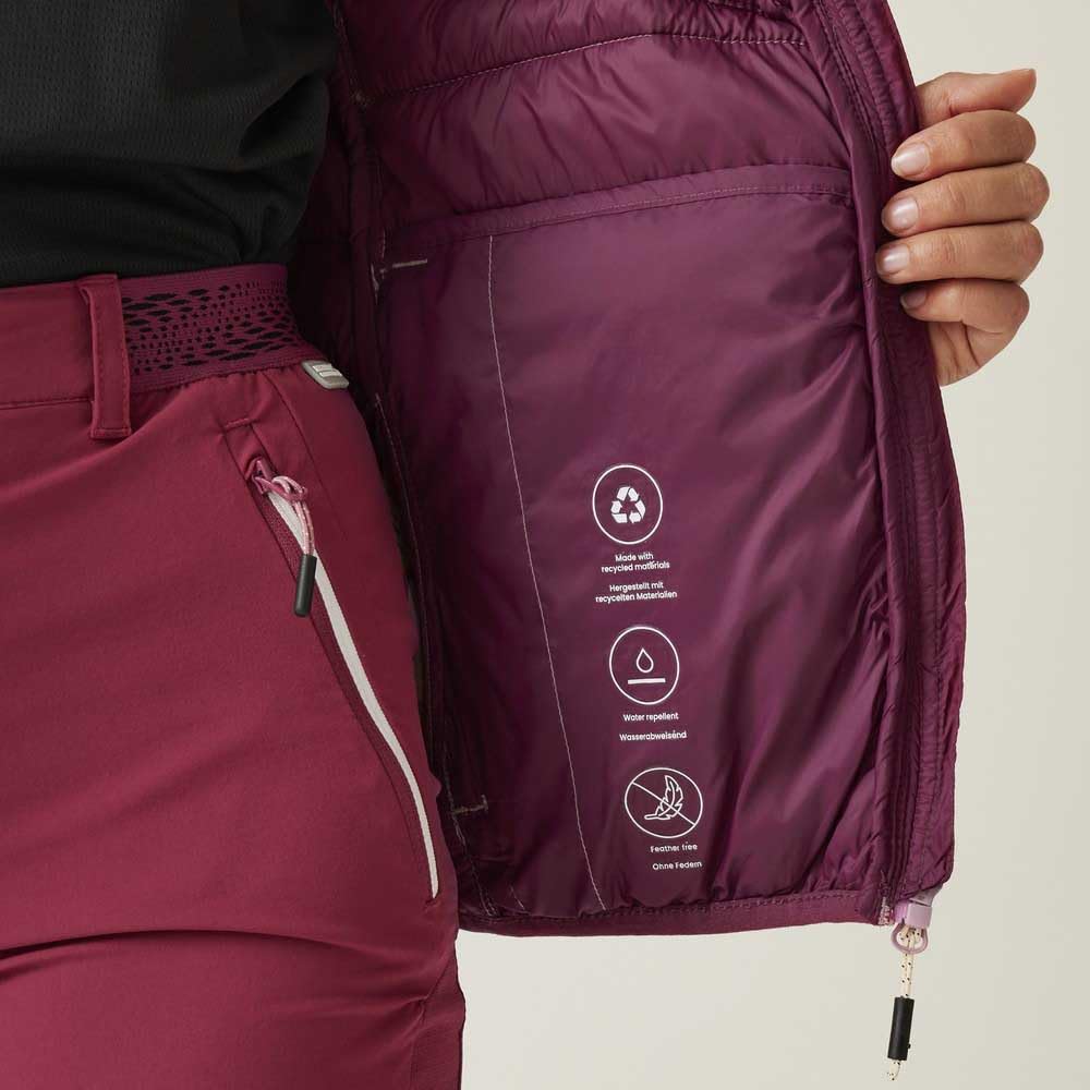 Regatta Women's Hooded Hillpack IV kurtka damska | lekkie watowanie - liliowa
