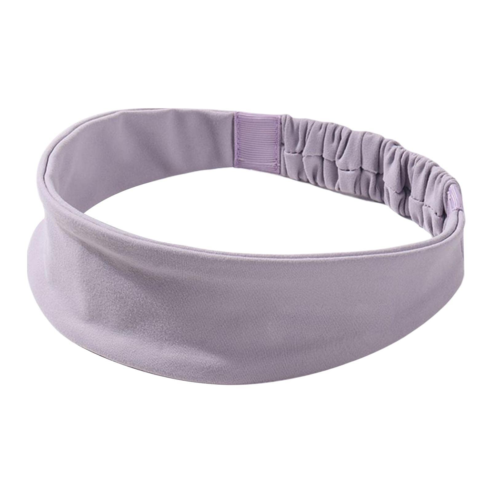 ATORSE Sweatband Elastic Anti Slip Breathable Outdoor Headband for Tennis Purple-picture-37