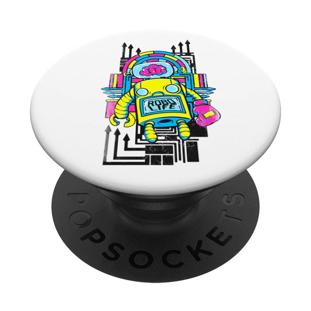 RoboLife Robot Pop Socket - Bot PopSocket - Nerdy