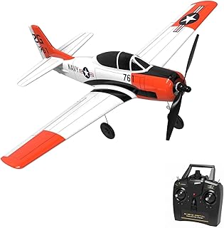 ONIJA RC Plane, EPP Foam RC Plane Toy Built-in Gyroscope, Fixed Wing RC Plane with One Button Return, 2.4Ghz 4 Channels RC Plane Ready to Fly, Suitable for Beginners and Adults