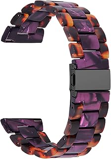 GhrKwiew Bracelets Galaxy Watch SM-R800, Bracelet de Montre en résine à dégagement Rapide de 22mm avec Boucle en métal Band Remplacement pour Samsung Gear S3 / Watch 46mm / Watch 3 45mm (L02)