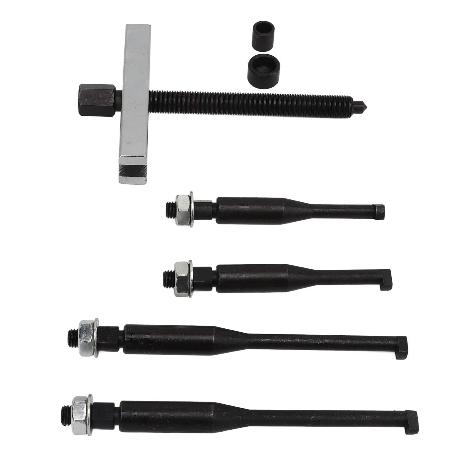 Extractor de volante, herramientas universales para extraer volantes, juego de gran resistencia de acero al carbono anodizado y tratado térmicamente con caja de almacenamiento para