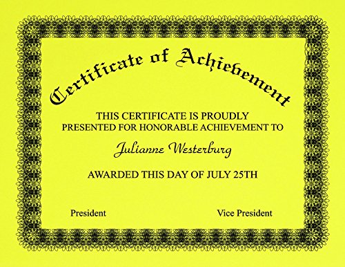 25 Bright Neon Yellow Fluorescent Color Cardstock - 11" X 17" (11X17 Inches) Tabloid|Ledger|Booklet Size - 65# Lb/Pound Light Card Weight Cover Paper - Quality Printable Smooth Surface Sheets #TOP2