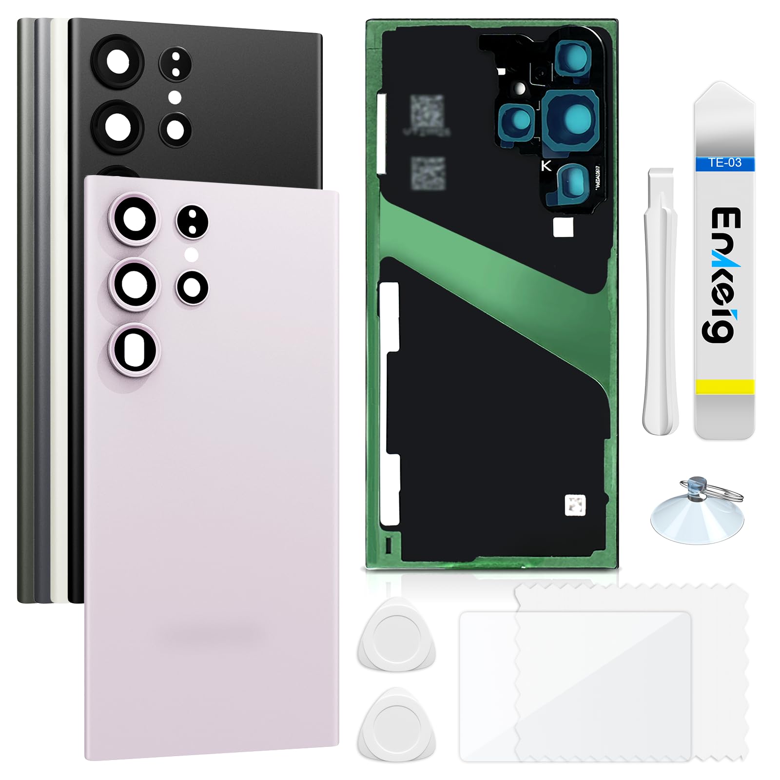 Tapa Trasera para Samsung Galaxy S23 Ultra S918, Rosa