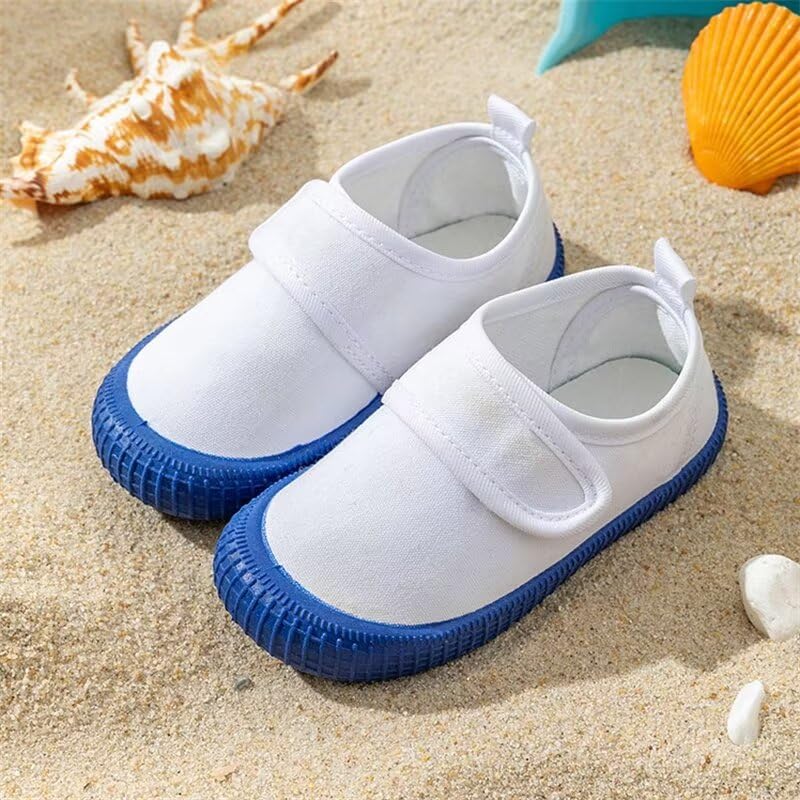 Kids Boy Girl White Fashion Canvas Shoes for School Walking Running Travel2