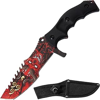 Snake Eye Tactical Full-Tang | Fixed-Blade Knife 8.5" Overall Hiking | Camping-Hunting (15) - Snake Eye Tactical