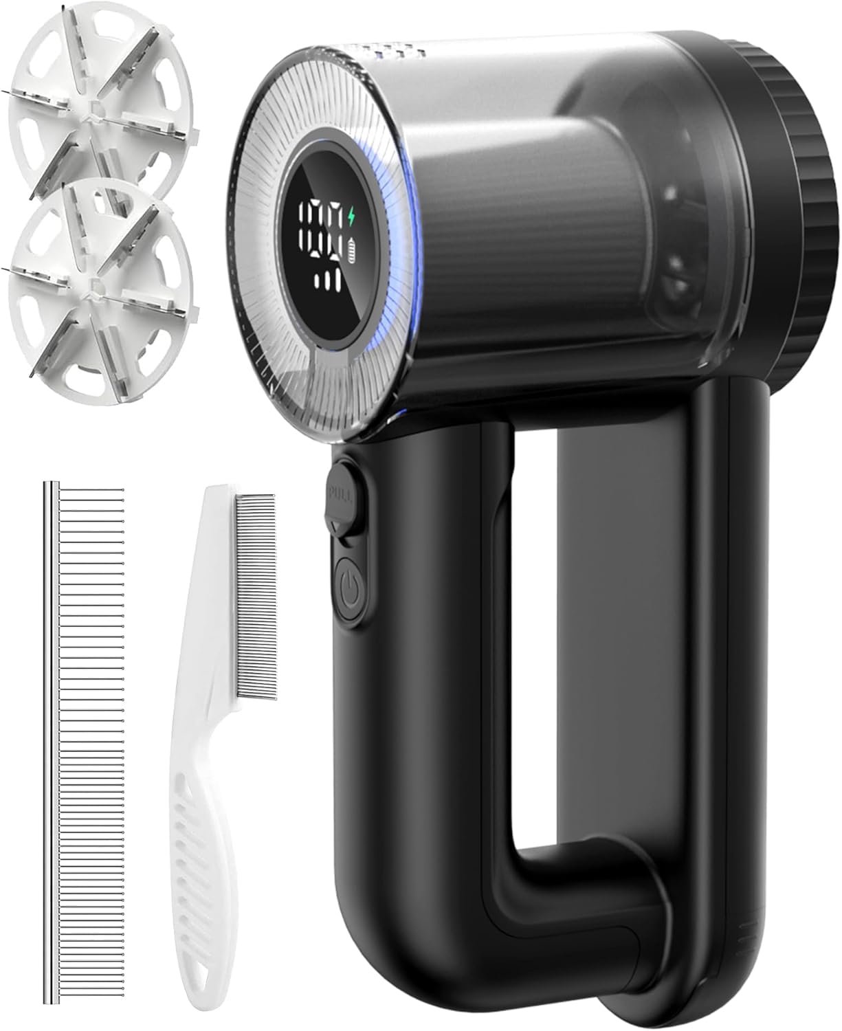 Fabric Shaver, Lint Remover Debobbler Clothes Shaver LED Digital Display Lint Roller Wool Defuzzer Fluff Remover Quick and Effective