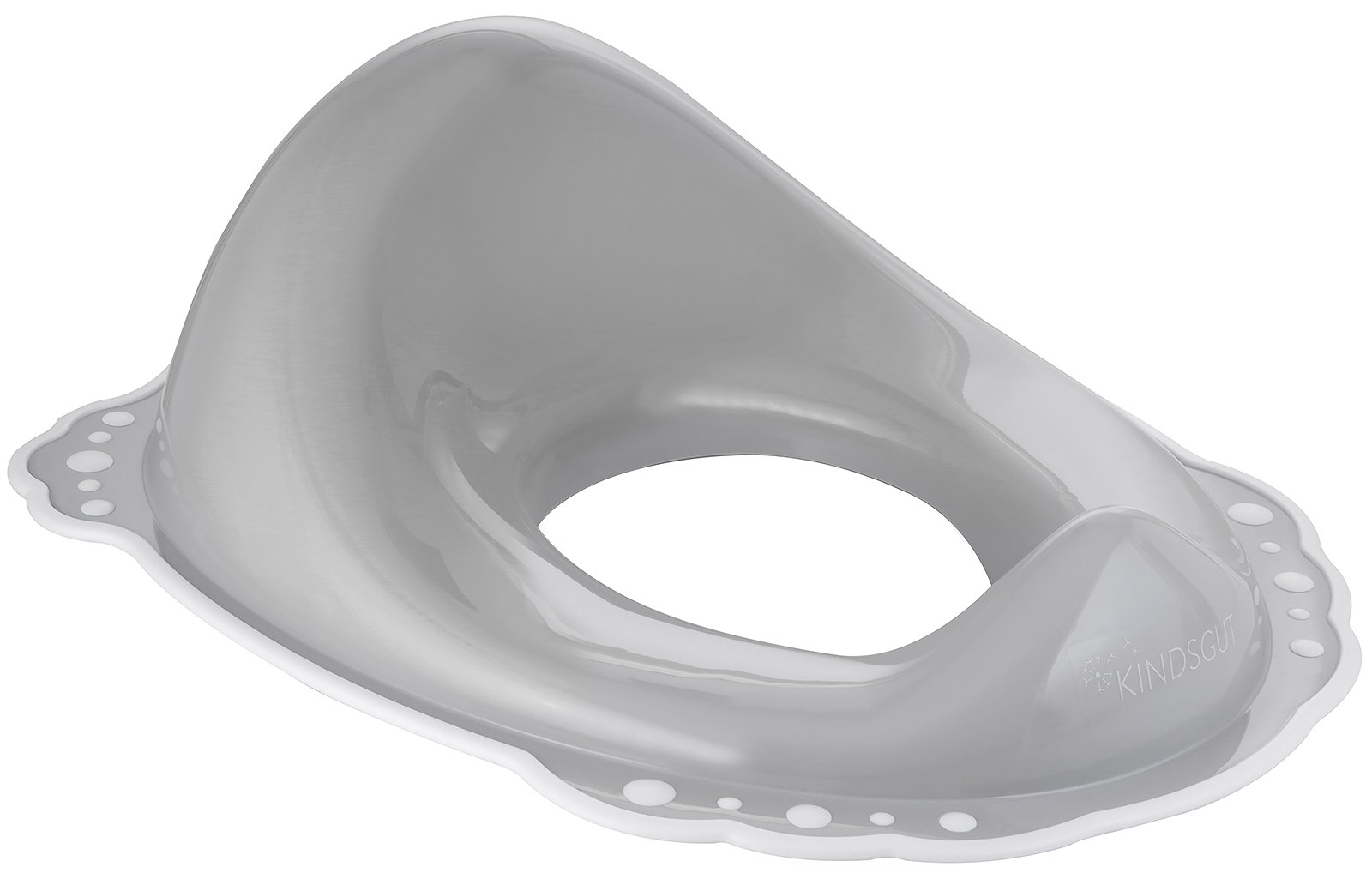 Kindsgut Toilet seat for Children, in Discreet and Modern Colours, Free from Harmful substances and Suitable for Children, Grey