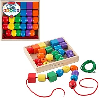 SUNNY, Melissa & Doug, Brinquedo Educativo, Formas Primárias de Madeira, Acima de 3 anos