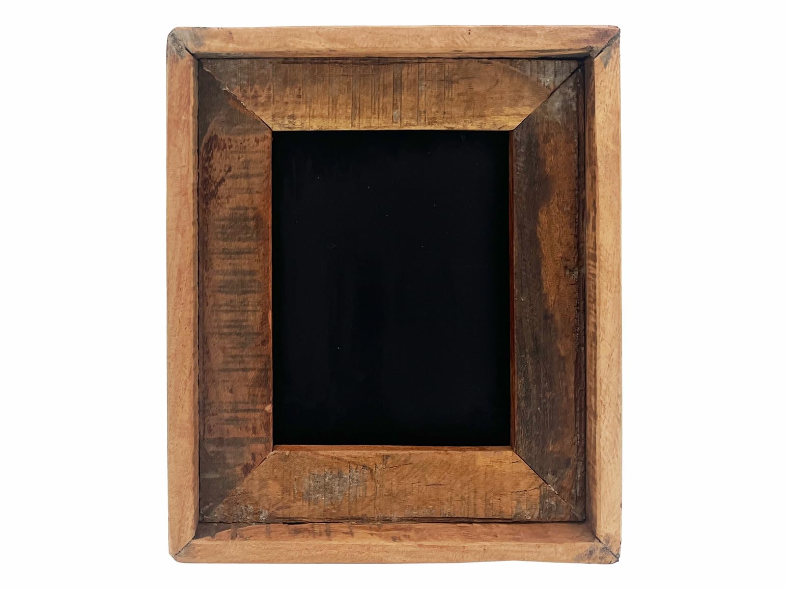 Woodkings Bilderrahmen-Set Sumatra | 3er Set aus Altholz | 3 Größen Holzrahmen Wanddeko Wohnzimmer Flur Schlafzimmer | rustikal kreativ individuell