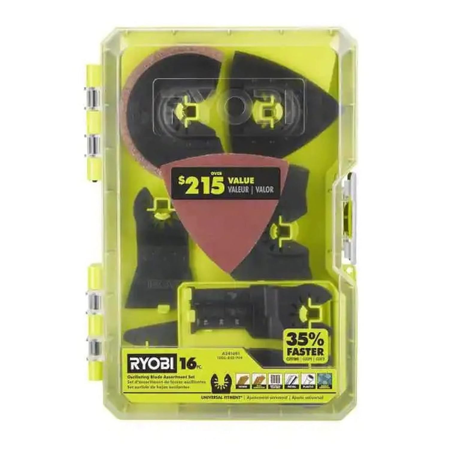 RYOBI Oscillating MultiTool Accessory Kit (16Piece) Amazon.de Baumarkt