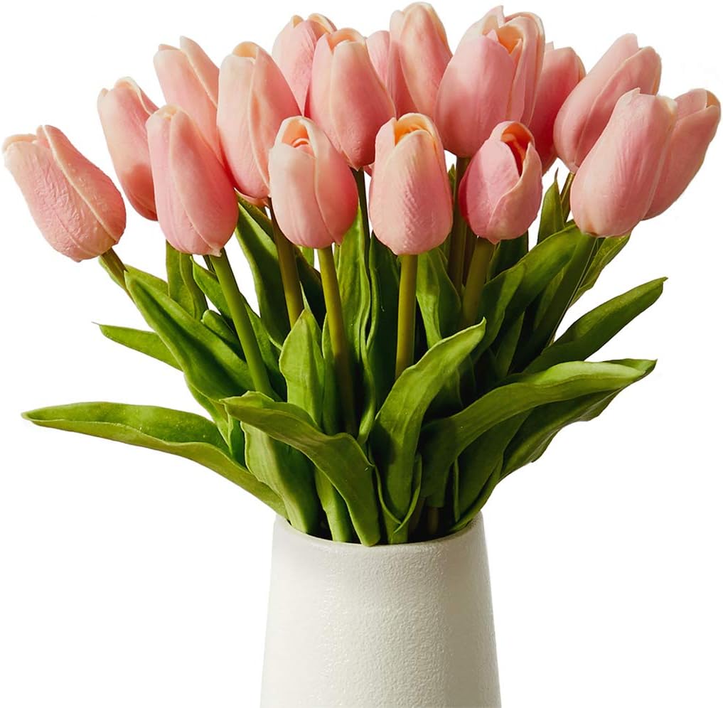 造花 枯れない花 チューリップ 造花 インテリア ギフト 大切な人へ感謝の気持ちを伝える 花束 インテリア造花 アートフラワー 本 ピンク 家 事務所 店 喫茶店 結婚式 パーティーなど様々の応用場所 Faz Co Zm