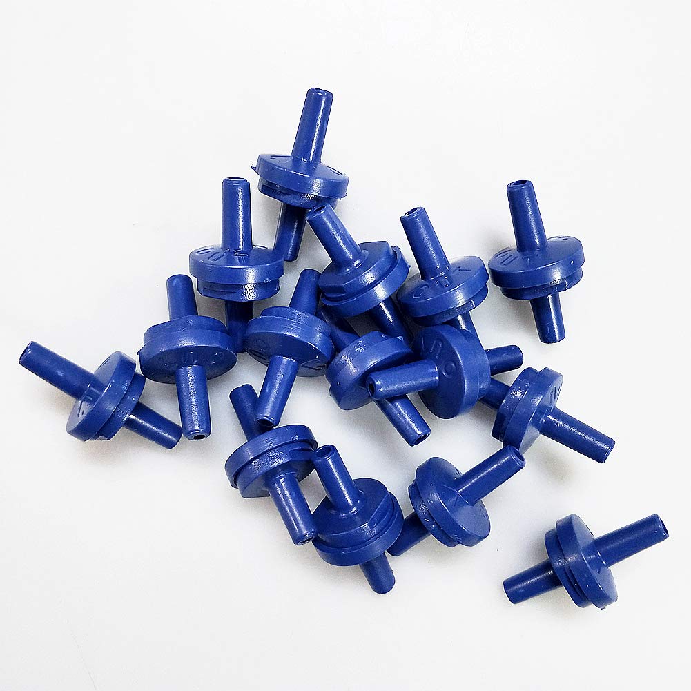 BASE WAVE Aquarium Fish Tank Air Pump Check Valve Non-Return Valve (Pack of 15) for 3/16'' Air Tubing