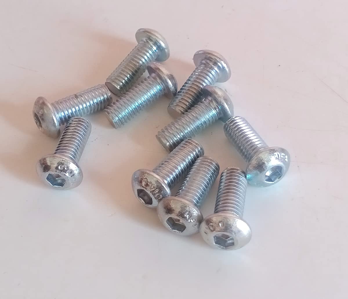 Hex Socket Button Head Cap Screws Bolts (10 Pcs) M8 x 25mm-image-7