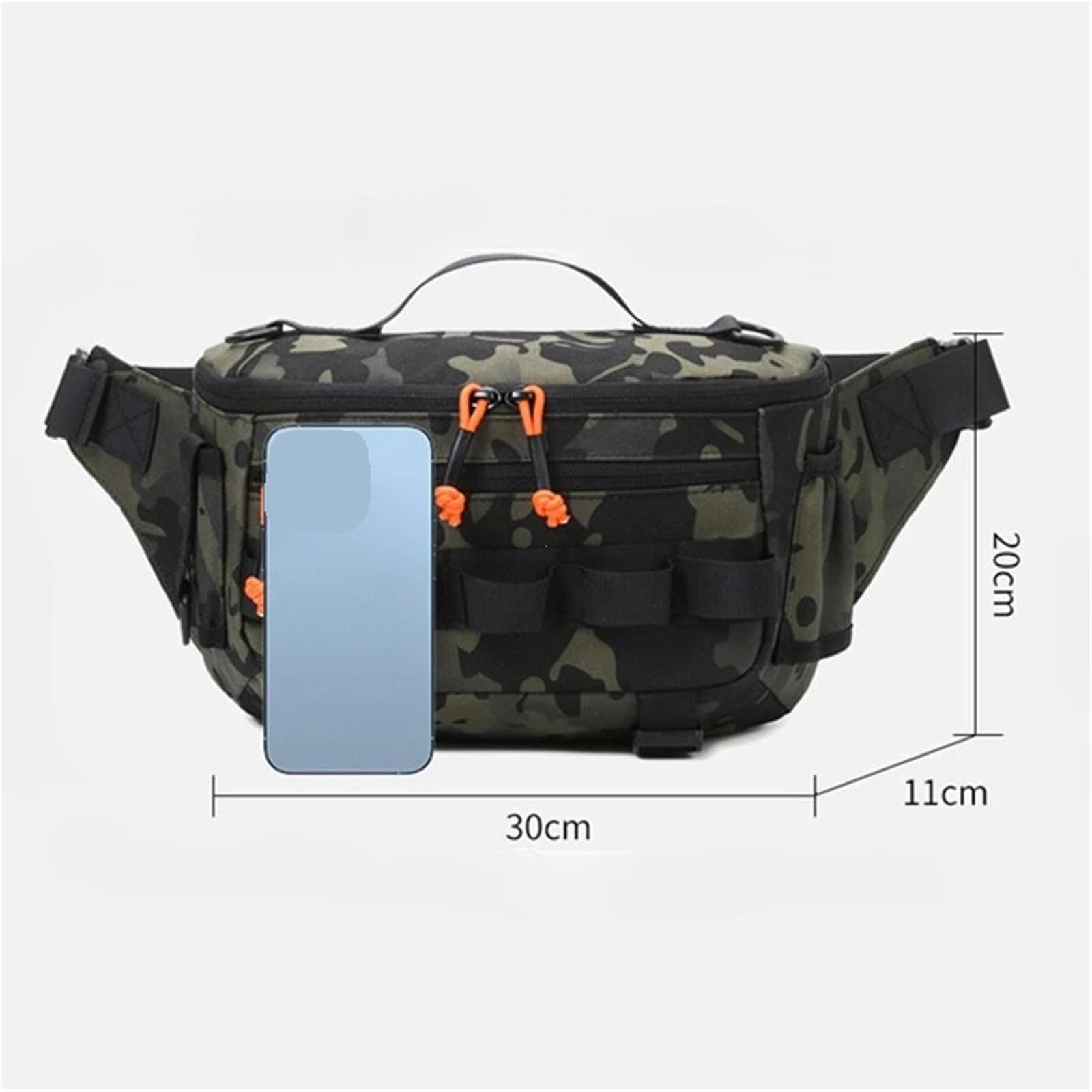 Sac de Pêche Sac de Poitrine de pêche, Sac de Taille, Voyage en Plein air, Sport, leurre, Camping, randonnée, Cyclisme pour Randonnée Voyage