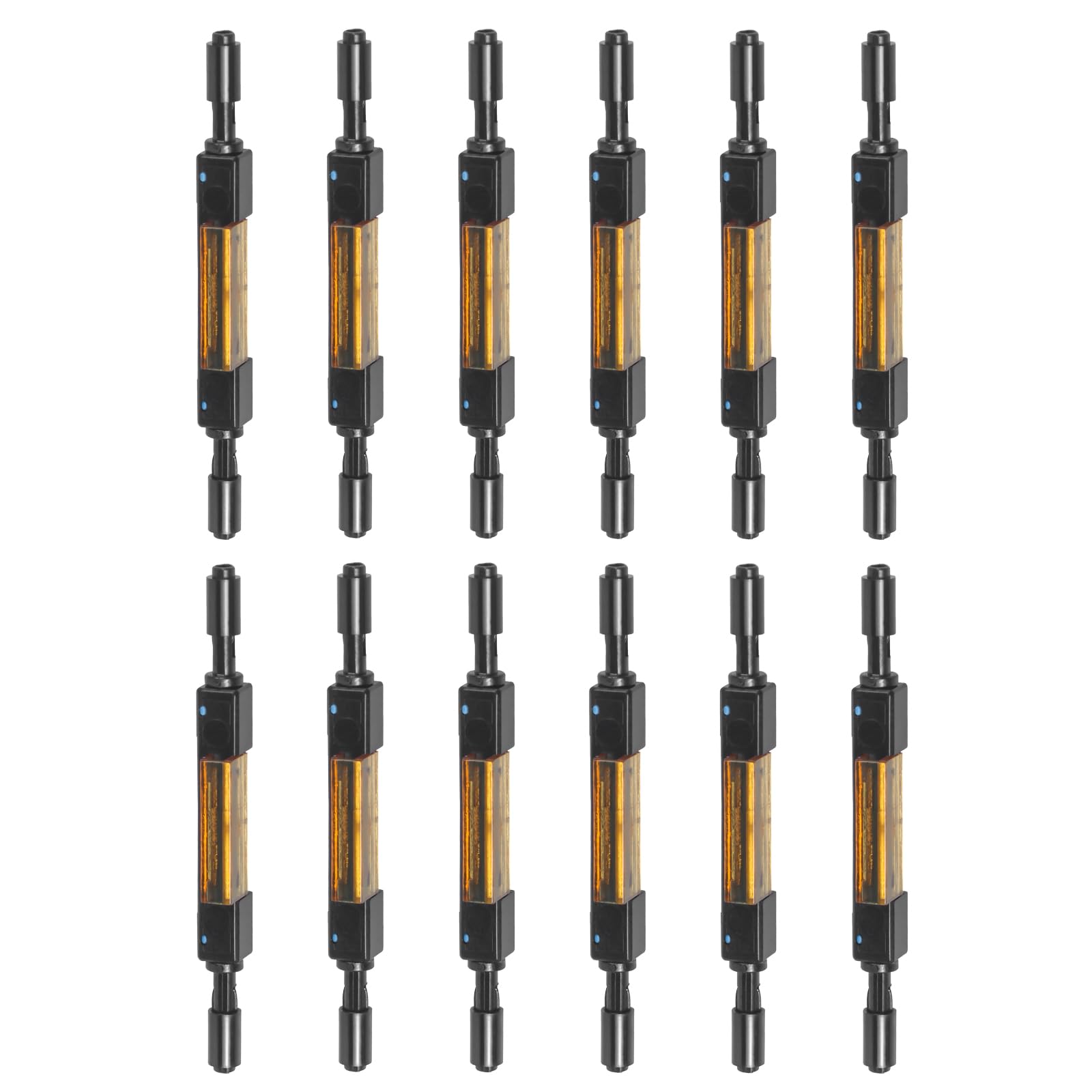 Duogalia Fiber Optic Quick Connector Optical Fiber Mechanical Splice for Bare Fiber Tail Fiber(12-Pack)