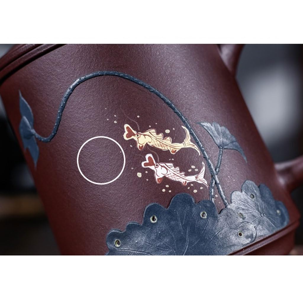 Tasse à thé Doublure filtrante Faite à la Main avec Couvercle Tasse en Argile à Boire Tasse de Sable Violet Tasse d'infusion de thé 450ML Tasses à thé réutilisables