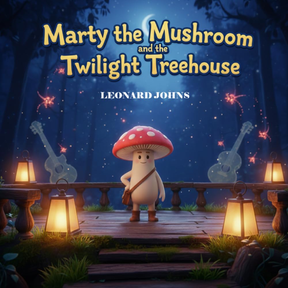 Marty the Mushroom and the Twilight Treehouse: A Whimsical Fantasy Adventure for Kids – A Magical Journey of Courage, Friendship, and Discovery (Marty the Mushroom Series of Books)