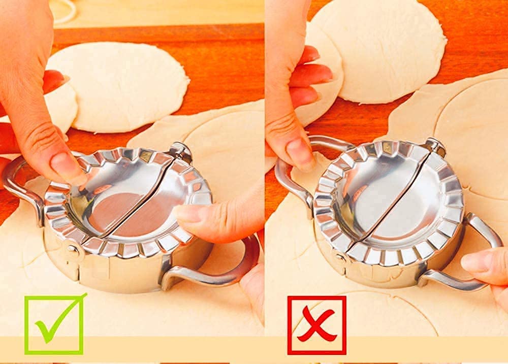 Krupanidhi Dumpling Maker Momos Maker Dough Press Mould Wrapper Dough Cutter 1
