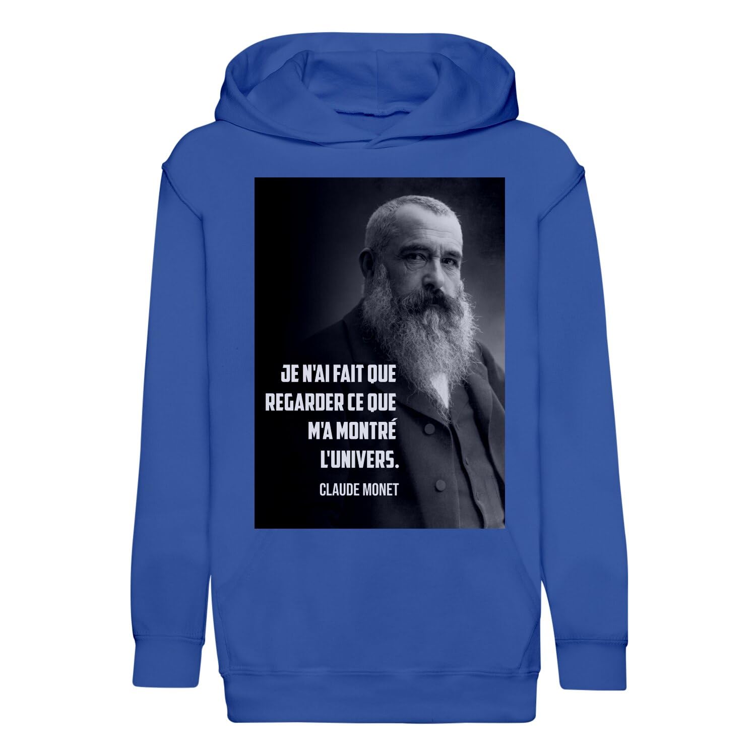 Sweat à capuche enfant Monet haut premium finitions soignées art - 4