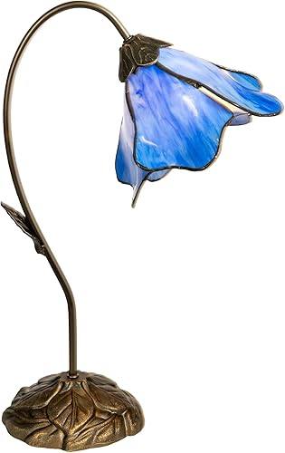 Miniatura 6 de Dale Tiffany TT12145 Lámpara de mesa Poelking, 19.00x12.00x12.00, Bronce