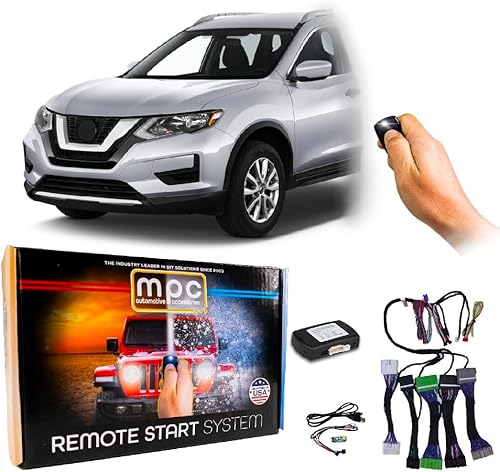 MPC Kit de arranque remoto para Nissan Rogue 2014-2020 Arnés Plug n Play Presiona el bloqueo del llavero 3X para arrancar Llave para arrancar MPC Kit de arranque remoto para Nissan Rogue 2014-2020 Arnés Plug n Play Presiona el bloqueo del llavero 3X para arrancar Llave para arrancar
