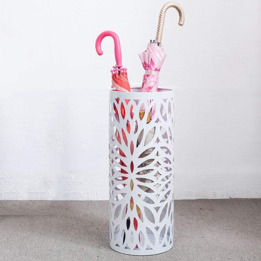 Support multifonctionnel pour parapluie en fer blanc rigide