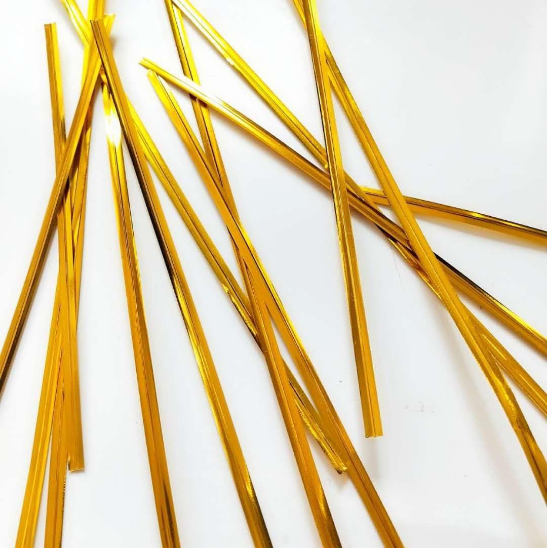 RNFKSU 1000 Pieces Of Colored Cable Ties, Gift Packaging Ribbons, Multifunctional Metal Cable Ties, Suitable For Baked Goods, Candy Packaging.