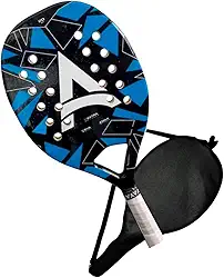 Raquete Beach Tennis Infantil Kids + Carbono 3k (Azul)