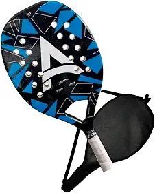 Raquete Beach Tennis Infantil Kids + Carbono 3k (Azul)