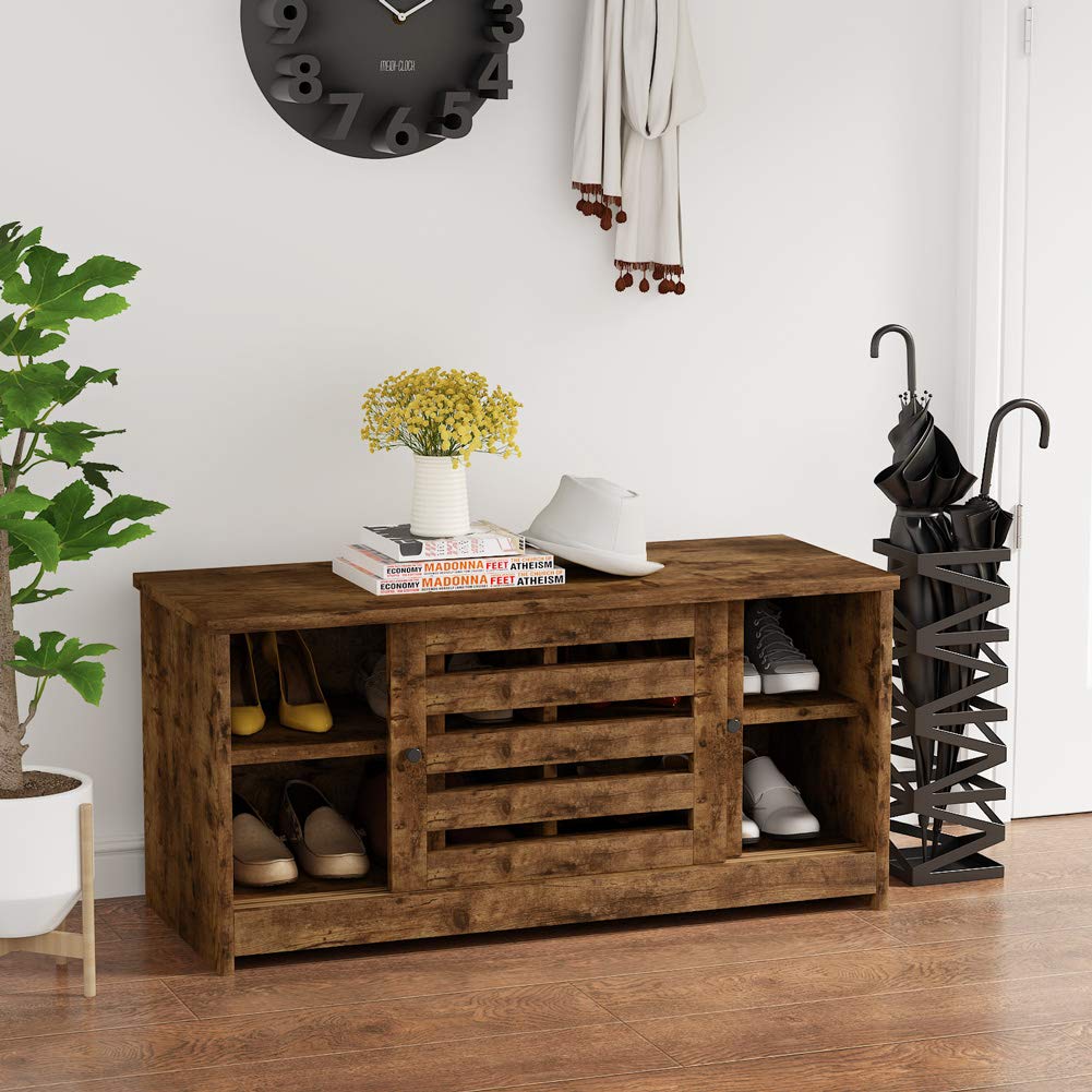 Tribesigns Shoe Rack Bench Shoe Organizer Storage Shelf Shoes Storage