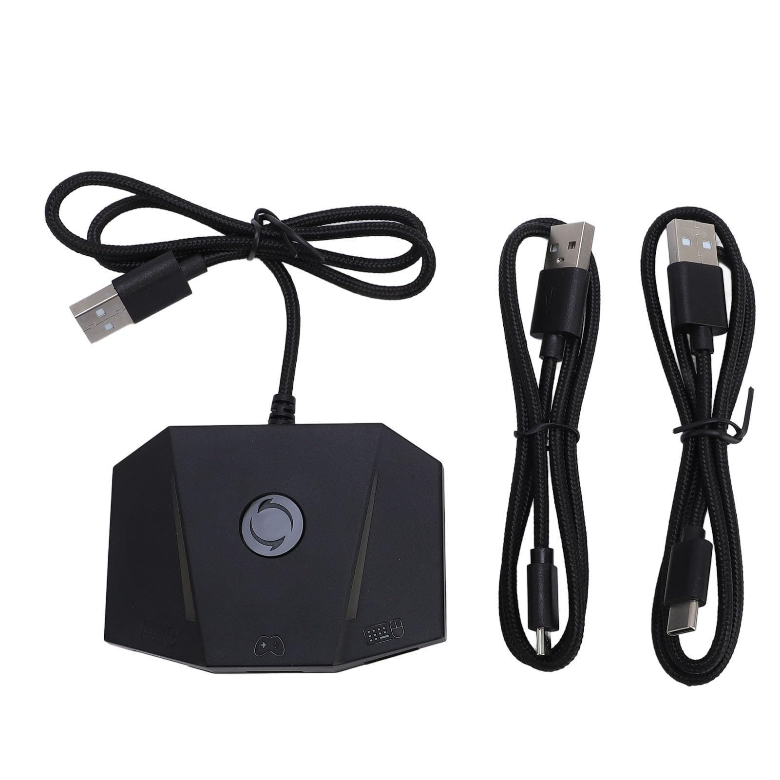 Annadue Convertitore per Mouse Tastiera AIMBOX VX2 per PS 4, X Box One, X Box Series X/S, con Jack da 3,5 Mm Integrato, Adattatore per la Riproduzione di FPS, RTS, Apex Legends