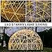Greenhouse Garden Dome Igloo Tent,12x7.2 ft Outdoor Igloo Dome for Winter, Garden Igloo Bubble Tent with Light Strings, Clear Dome Tent, Geodesic Dome Kit for Outdoor Camping, Party