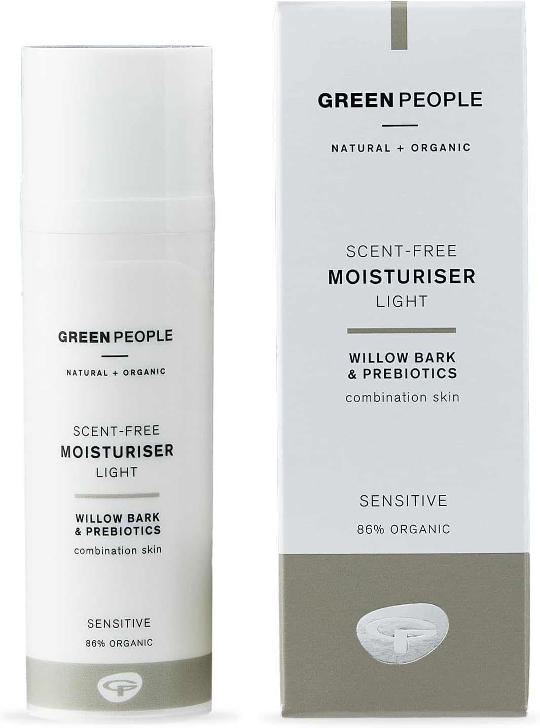 Green People Scent Free Day Moisturiser 50ml | Natural & Organic Sensitive Face Cream for Combination, Spot-Prone, Sensitive Skin | Paraben Free, Unscented & Ethanol Free | Cruelty Free & Vegan
