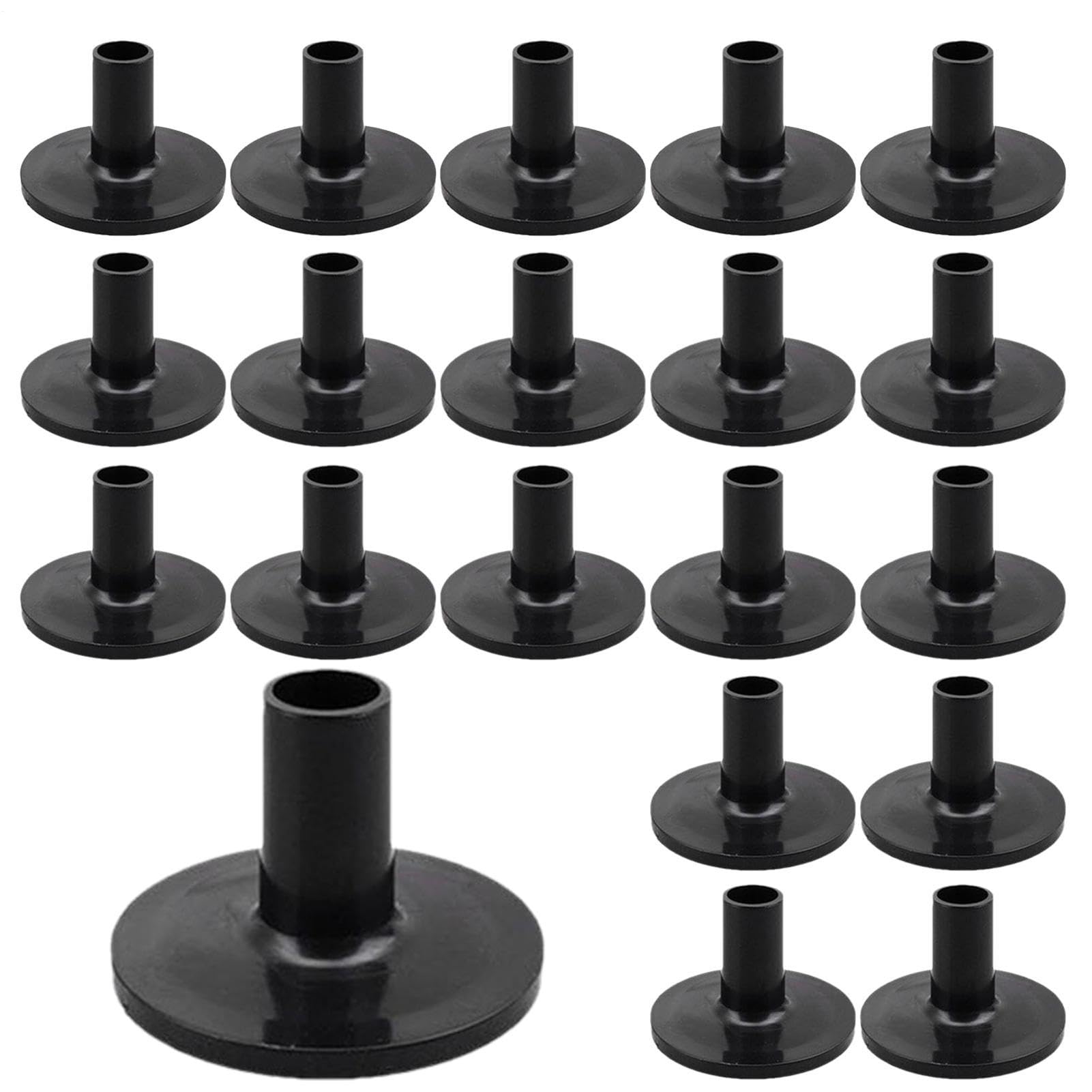 20 Stück Becken Ersatz Zubehör 3.7×2.6×1.1cm ABS Beckenhüllen Drum Trommelbeckenständer Drums Set Hüllen Drum Set Ärmel Professionelle Trommel Ärmel Für Schlagzeug Percussion Instrument