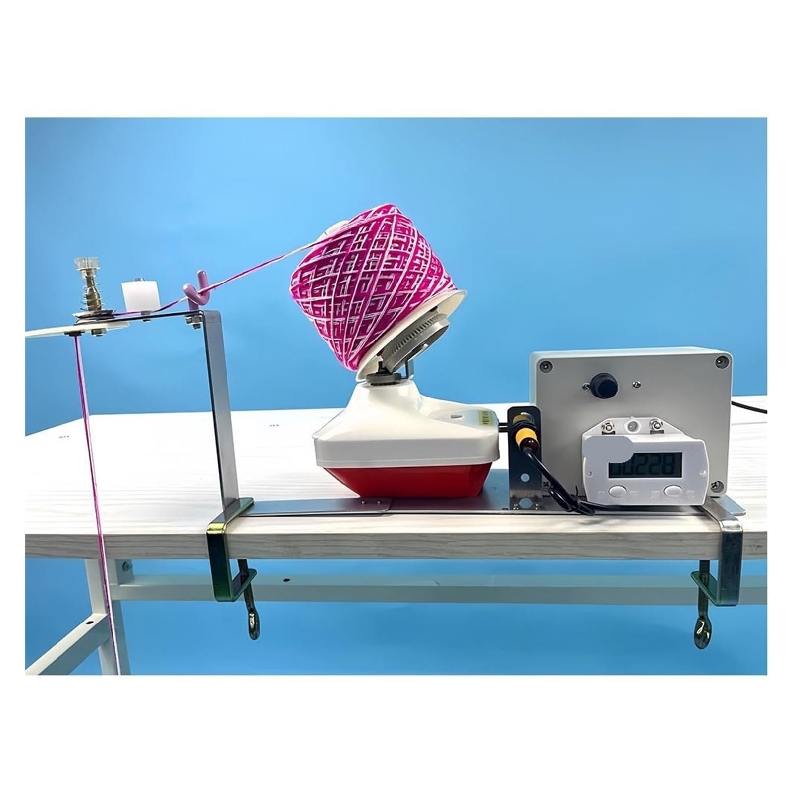 Macchina Spelafili, Piccolo avvolgitore Elettrico for Filati di Lana e Cashmere con velocità Regolabile for la Divisione l'intreccio