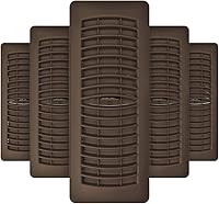 Vista 7 de Imperial Manufacturing RG1471 - Registro de piso de plástico con persiana