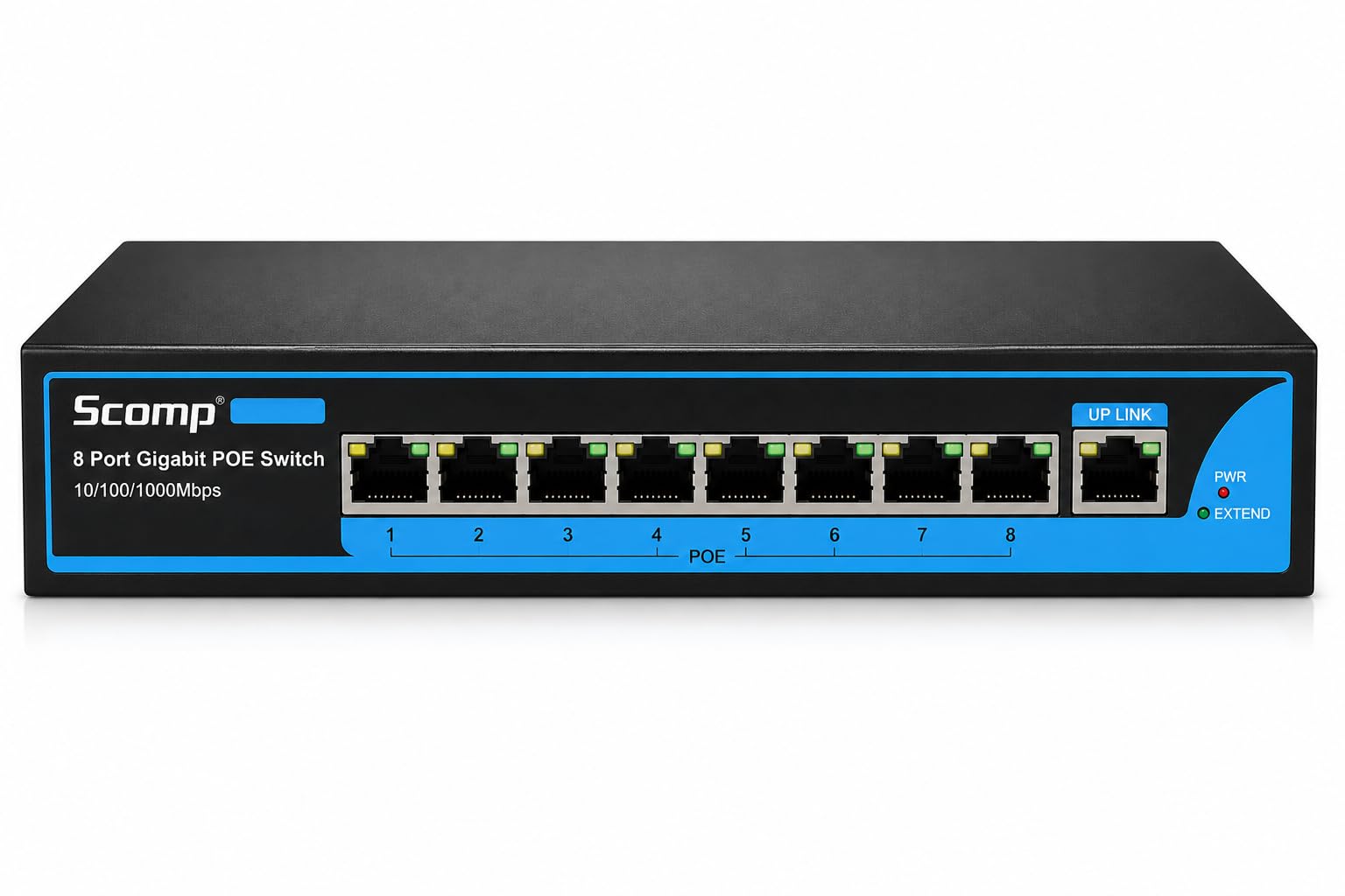 6 Port Gigabit PoE Switch with 4 Gigabit PoE Ports & 2 Gigabit Uplink Ports, AI PoE, Plug & Play, Full/Half Duplex, CP-DNW-GPU4G2-48-V3-image-21