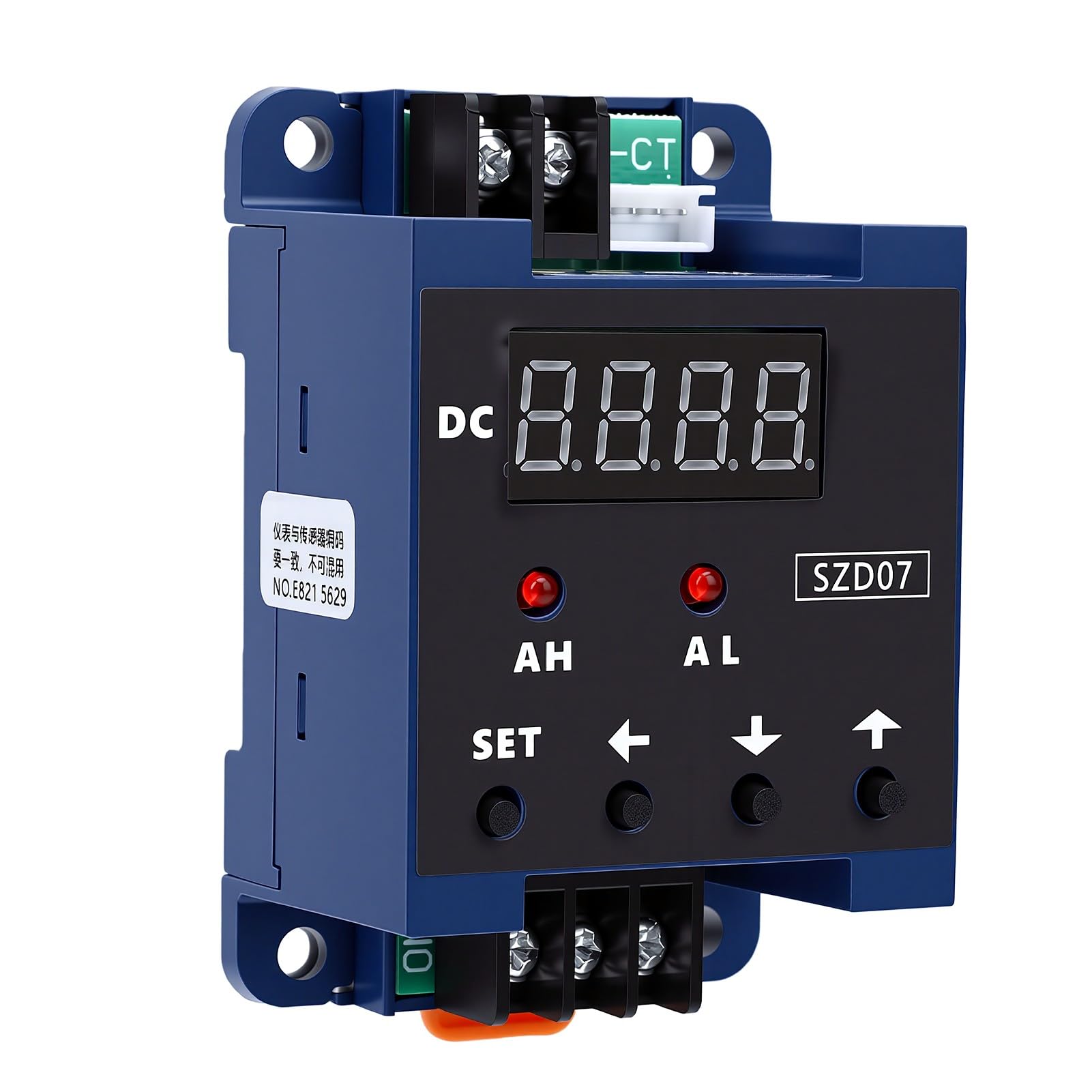 Amperímetro Digital DC 0.3-50A Monitoreo en Tiempo Real con