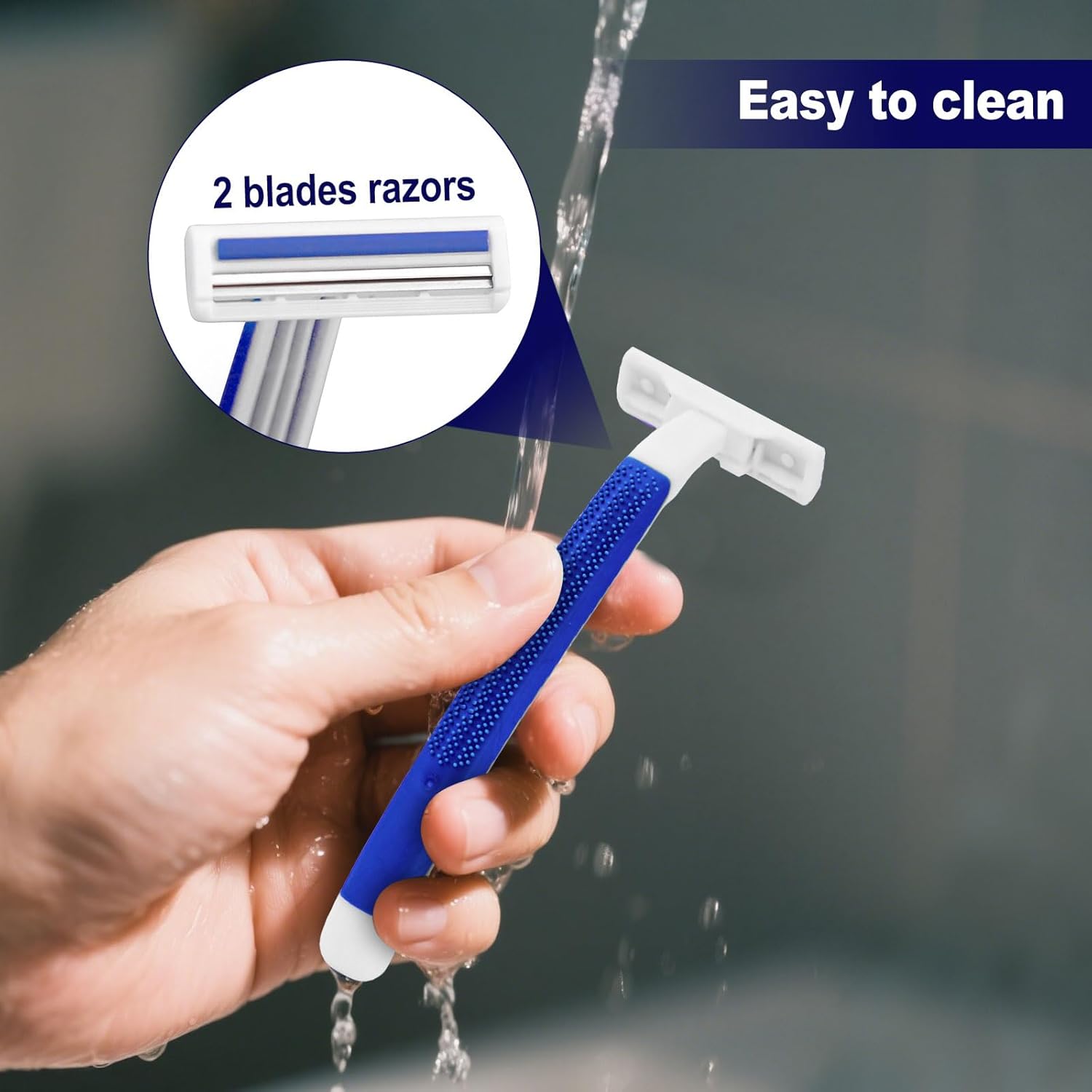 Disposable Razors in Bulk,razors individually wrapped bulk,Twin Blade Razors with Clear Safety Cap and Shaving Cream, Razors For Homeless, Hotel,Air Bnb,Shelter/Homeless/Travel (30PCS) - Image 4