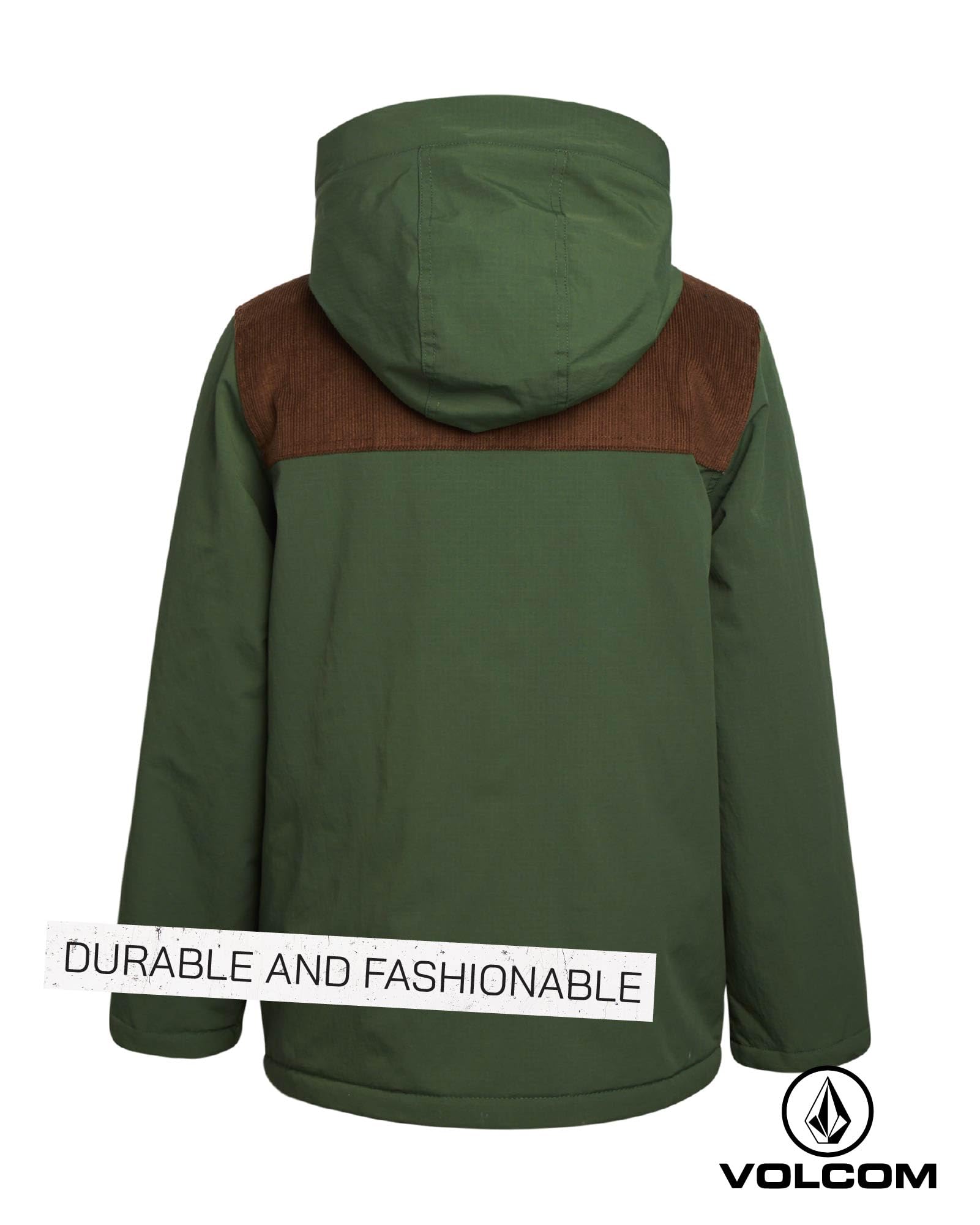 Volcom Wintermantel-Set für Jungen, 2-teilig, wasserdicht, schwer, Jungen Winterjacke und Pufferweste, isolierte Oberbekleidungs-Set (8–20)